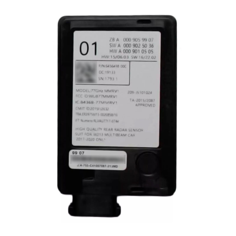 Lane Change Blind Spot Radar A0009059907 For Mercedes E-Class W213 17-19