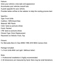 Gloss Black Front Bumper Grill Grille Fit Mercedes Benz W463 1990-2018 W/Led