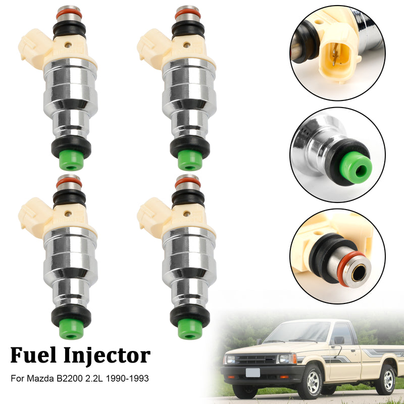 4PCS Fuel Injector INP-081 Fit Mazda B2200 2.2L 1990-1993 F2G8-13-250