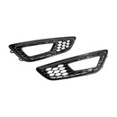 2PCS Front Bumper Fog Light Lamp Cover Bezel Grille fit Ford Focus 2015-2018