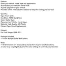 Matt Black Front Bumper Grill Grille Fit Ford Ranger 2004-2011 With LED Light