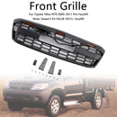 GR Style Front Bumper Grill Grille Fit Toyota Hilux N70 2005-2011 with LED