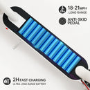 8.5" Electric Scooter for Adult Folding Electric Scooter with 350W Motor 21 MPH Max Speed 25 Miles Long-Range and Deck Lights White