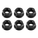 Rear Sprocket Nut Kit M10x1.5mm Black For Aprilia RSV RSV4 1000R Factory 04-16