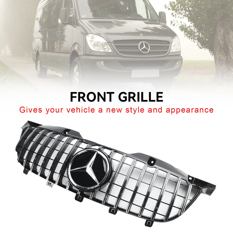 Mercedes Benz Sprinter W906 2006-2013 Chrome Front Bumper Grill Grille