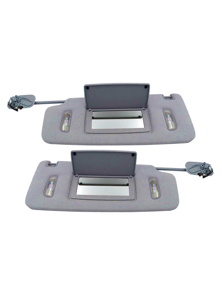 2PCS Gray Sun Visor Left & Right 22870346 23459643 For Chevrolet GMC 2014-2019