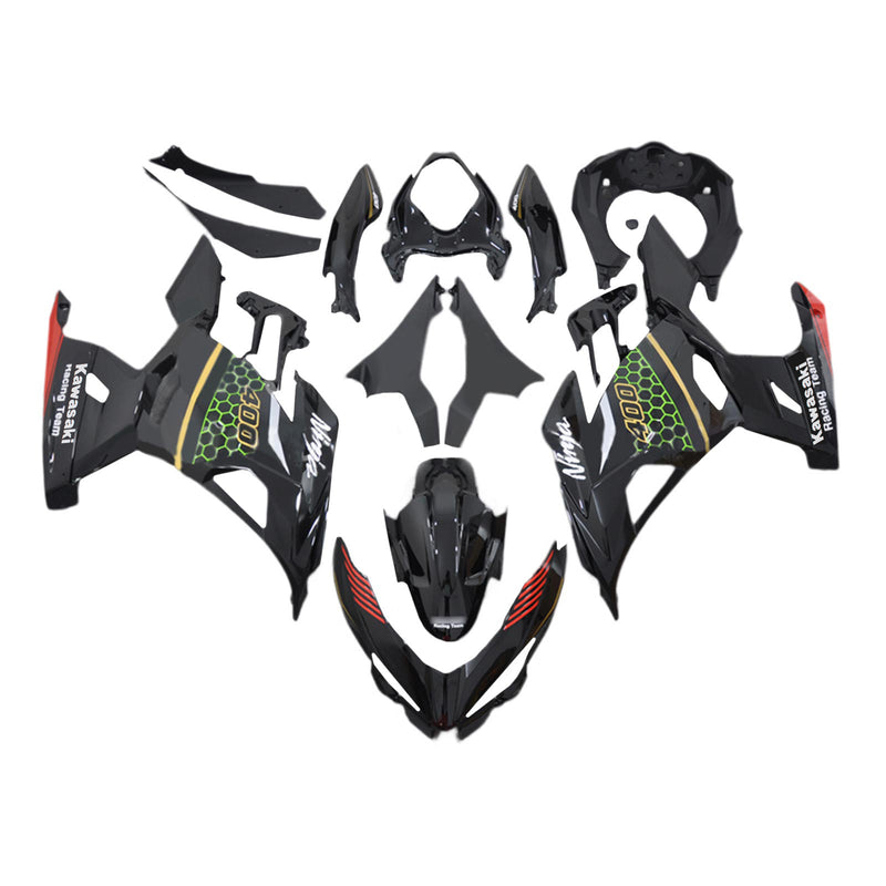 Amotopart Kawasaki EX400 Ninja400 2018-2023 Fairing Kit Bodywork Plastic ABS