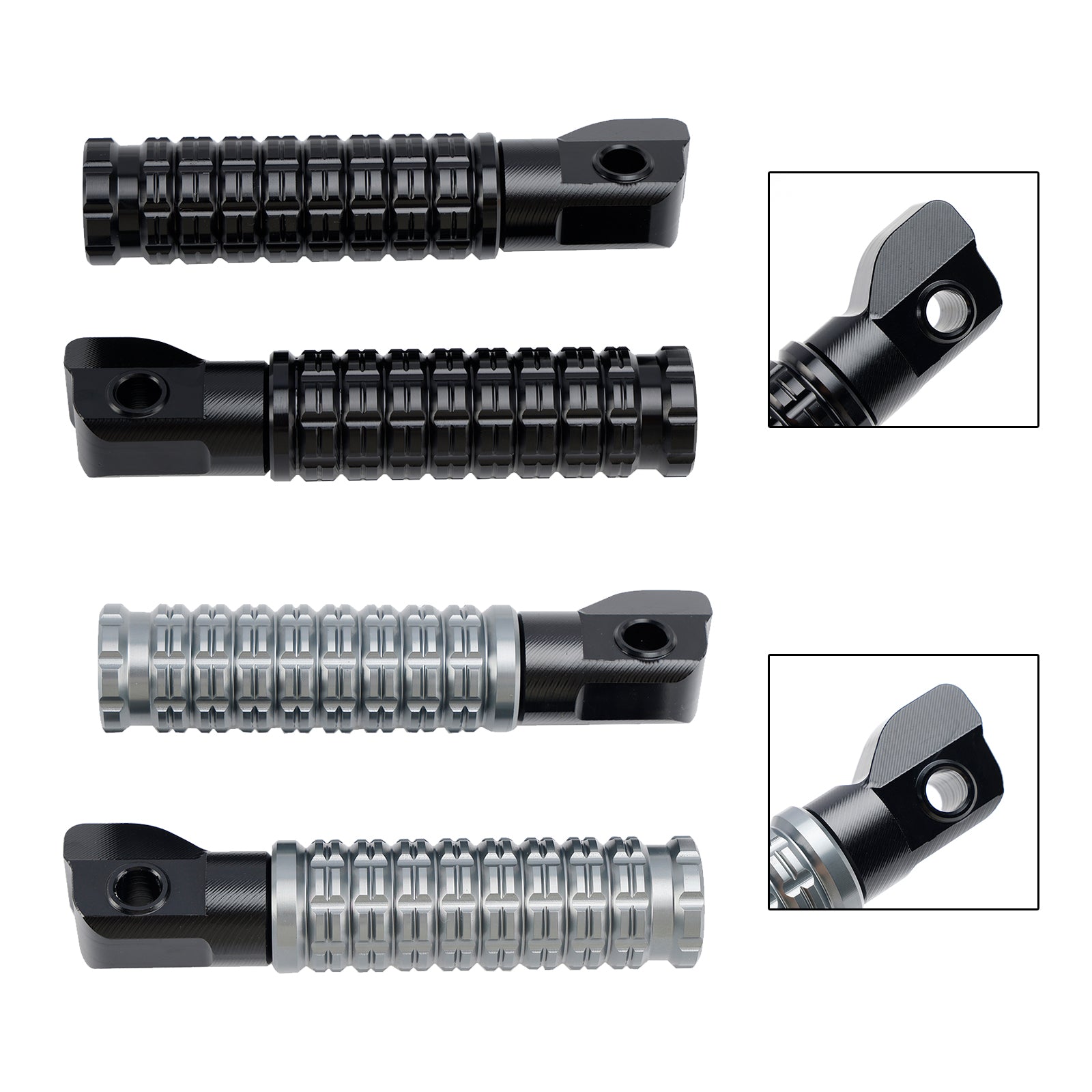 Motorcycle Rear Footrests Foot Pegs For BMW F800S F800ST R1200S R1200ST R1200R