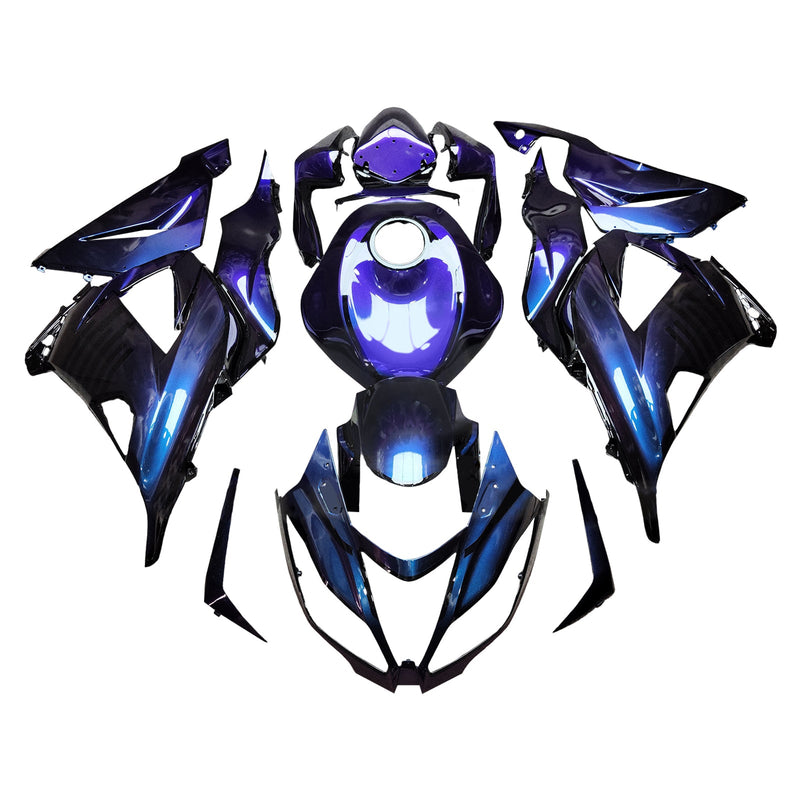 Injection Fairing Kit Bodywork Plastic ABS fit For Kawasaki ZX6R 636 2013-2018