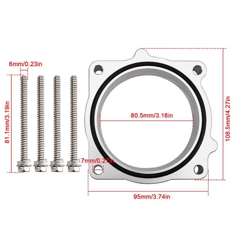 Throttle Body Spacer For 2009-2018 Dodge RAM 1500 2500 3500 5.7l v8
