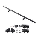 Rolling Library Sliding Ladder Hardware Kit with Brake 3.3FT Round Tube