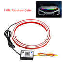 Car Hood LED Daytime Running Light Strip Flexible Dynamic Scan Start Up