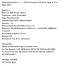 07.2006-up Fiat Ducato 250 2.3d Multijet 88/96 KW 2287 ccm Throttle Body 504351131 504345920