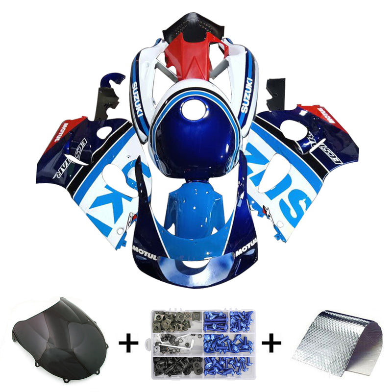 Amotopart Suzuki GSXR600 1996-2000 GSXR750 1996-1999 Fairing Kit Bodywork