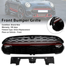 GP-Style Gloss Black Red Trim Front Grille Fit Mini Cooper F55 F56 F57 2014-2021