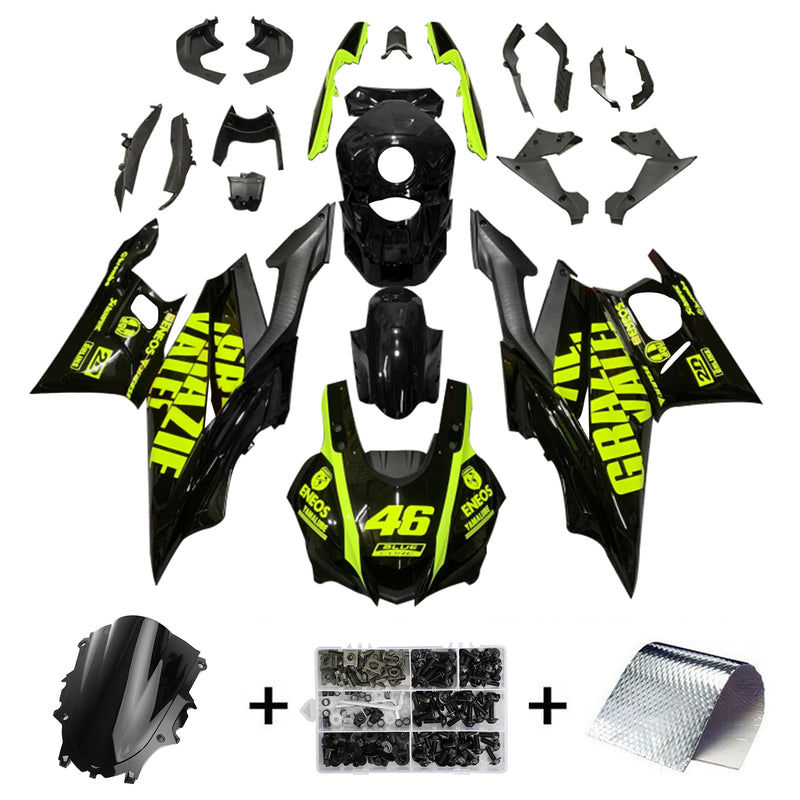 Amotopart Yamaha YZF-R3 R25 2019-2021 Fairing Kit Bodywork Plastic ABS