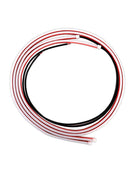 Car Door Decoration Light Strips Warning Flashing Red White Lamp 1.2m
