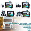 7 inch Display Wireless AHD 1080P Rear View Backup Camera Kit for Truck Trailer