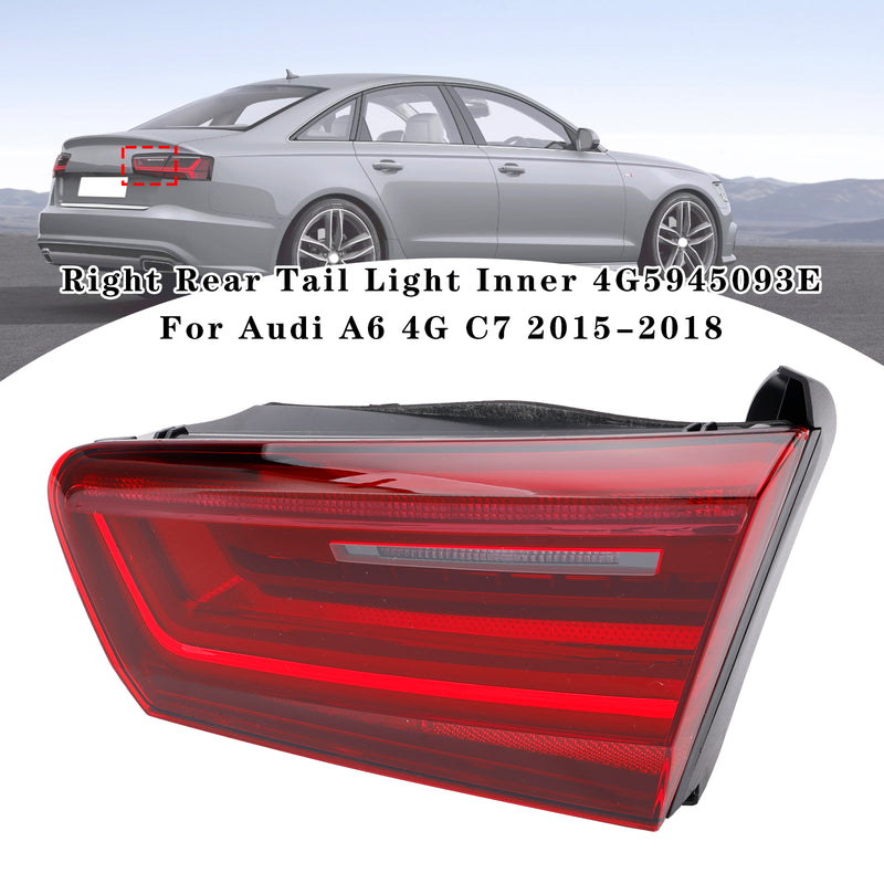 Right Rear Tail Light Inner 4G5945093E For Audi A6 4G C7 2015-2018