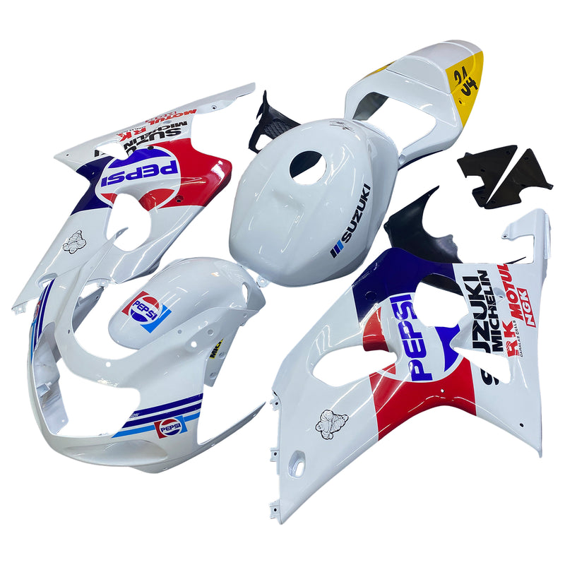 Amotopart Suzuki GSXR1000 2000-2002 K1 K2 Fairing Kit Bodywork Plastic ABS