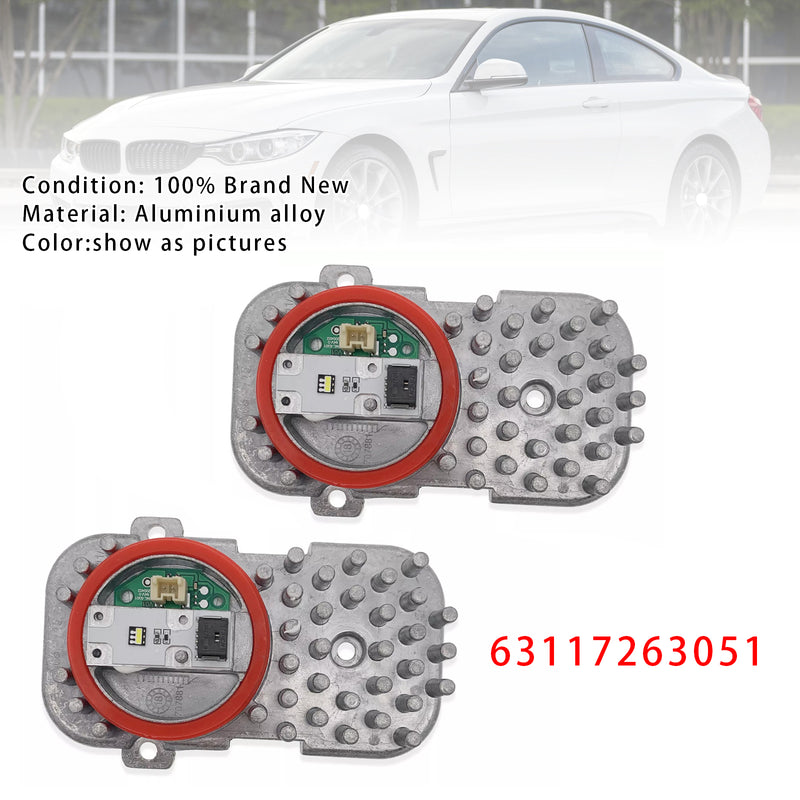 2Pcs Headlight LED Light Insert Diode Module For BMW 428i 435i 2014-2016