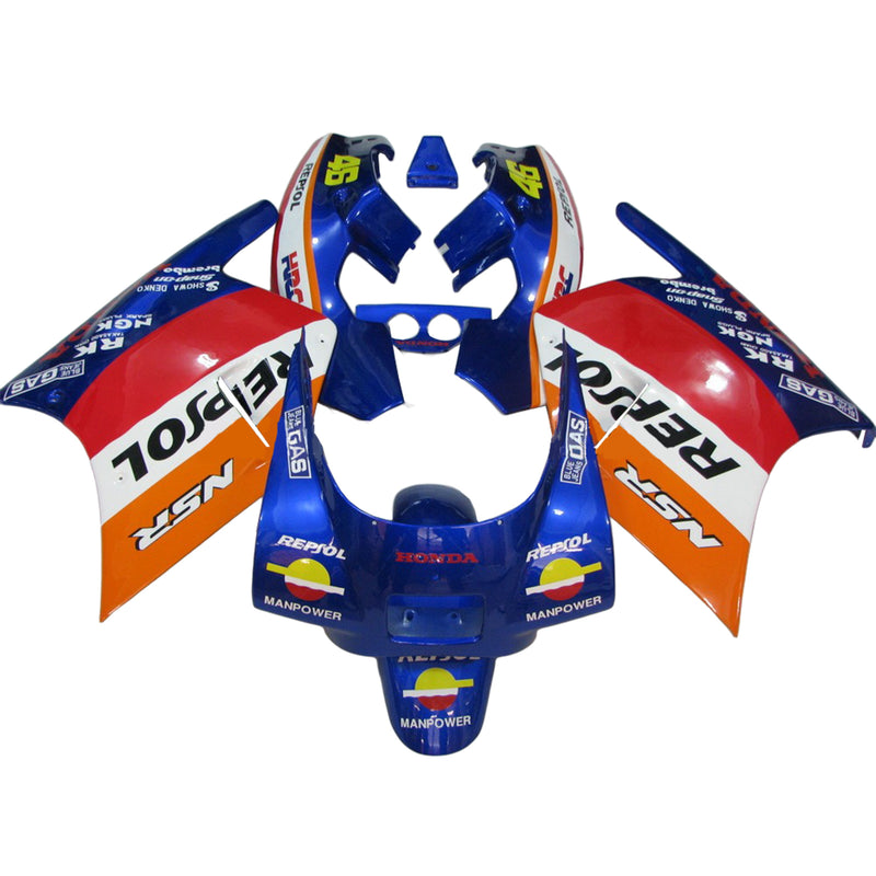 Amotopart Honda NSR250R 1988-1989 Fairing Kit Bodywork Plastic ABS