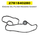 Engine Oil Filter Housing Gasket 2781840280 for Mercedes-Benz M278 V8 2014-2020