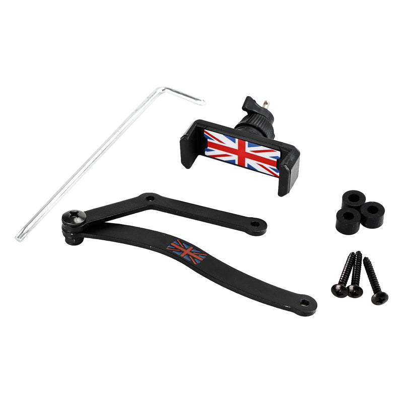 360��Rotation Car Mobile Phone Holder Mount for Mini Cooper R50 R52 R53 Red