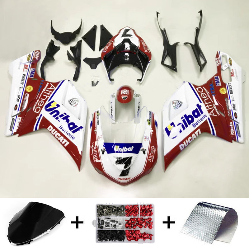 2007-2011 Ducati 1098 1198 848 Fairing Kit Bodywork ABS