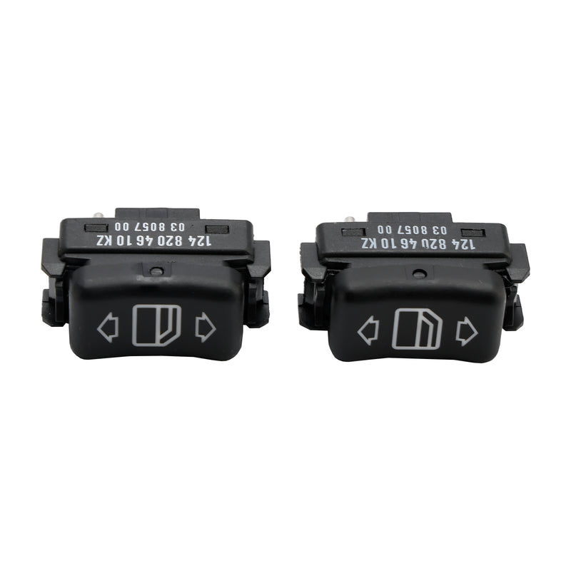 2X Console Power Window Switch Front Button for Mercedes Benz W124 S126 W190