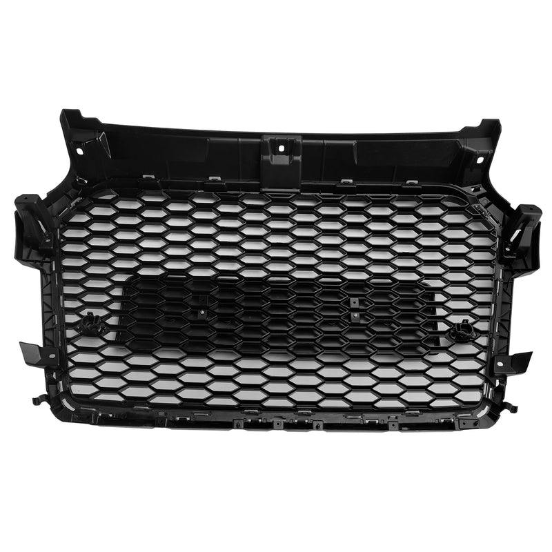 RS Style Honeycomb Bumper Grille Fit Audi A1 S1 8X Facelift 2016-2019 Black