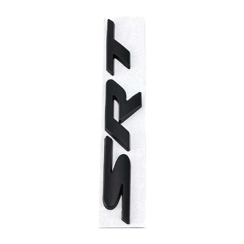 Rear Tailgate SRT Decal Emblem for Challenger Trunk Lid Badge Black