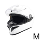 DOT Motorcycle Helmet Adult Street Full Face White