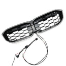 BMW 3 Series G20 G28 2023-2024 Diamond Gloss Black Front Kidney Grille Mesh