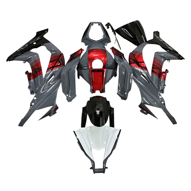 Injection Fairing Kit Bodywork Plastic ABS fit For Kawasaki ZX10R 2011-2015