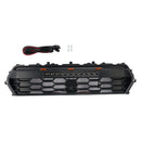 Black Front Bumper Grille Grill Fit Toyota Tacoma 2024+ With Led & Light Bar