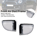 Chrome Front Air Duct Frame 51117255117 Fit Mini R55 R56 R57 R58 R59 JCW S