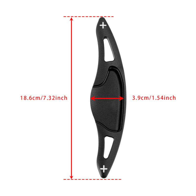Steering Wheel Paddle Shifter Extension For Honda FIT VEZEL HRV Aluminium Black