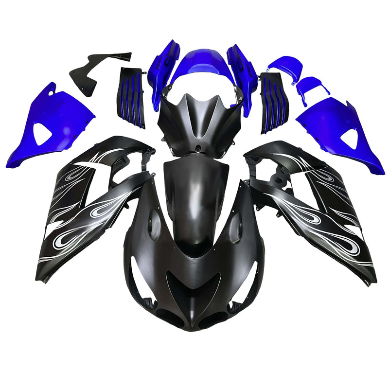 Injection Fairing Kit Bodywork fit For Kawasaki ZX14R ZZR1400 2006-2011