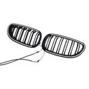 2004-2009 For BMW 5 Series Sedan E60 520i 523i 525i 528i 530i 535i 540i 545i 550i 2PCS Glossy Black Front Sport Kidney Grille