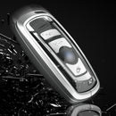 Aluminum Alloy TPU Black Car Key Case Cover With Buckle For BMW x3 x1 x5