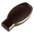 Benz GLC GLK CLS GLA CLA AMG Alloy Aluminum TPU Car Key Brown Case Cover