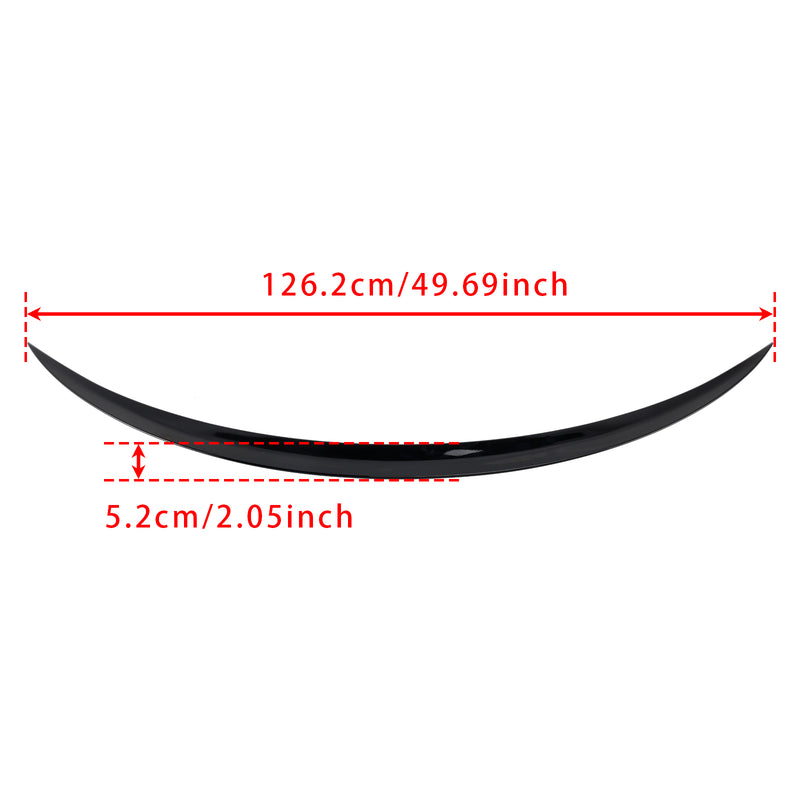 Gloss Black Rear Spoiler For Mercedes-Benz E-Class C238 W213 Coupe 16+ AMG Style