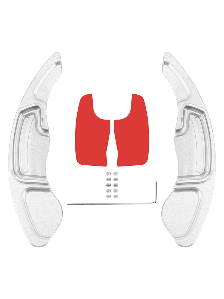 Steering Wheel Paddle Shifter Extension For Acura MDX RDX TLX Aluminium Silver
