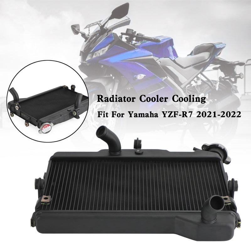 Yamaha YZF-R7 YZF R7 2021-2022 Aluminium Engine Radiator Cooler Cooling
