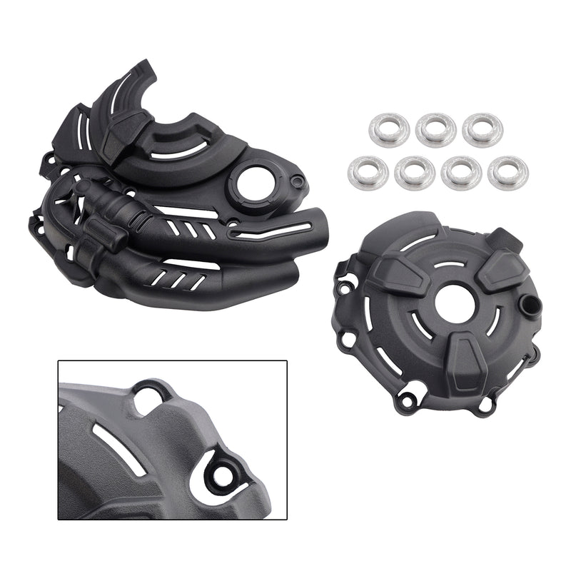 Stator Engine Housing Steel Protector Black For Yamaha Tenere 700 Mt-07 Tracer