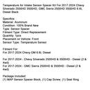 Temperature Air Intake Sensor Spacer Kit For 2017-2024 Chevy GM 6.6L Diesel