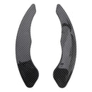 Carbon Look Steering Wheel Paddle Shifter Extension Covers Fit VW MK7 Golf
