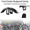 High Front Fender Mudguard Fairing For Sportster 883 1200 1988-up