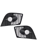 2PCS Front Bumper Fog Light Cover Grille Grill Fit Seat Leon Cupra 2005-2012
